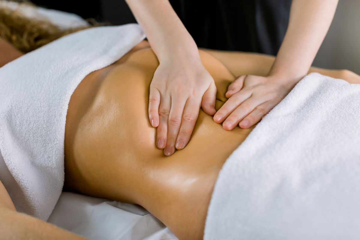Lymphodrainage, séance courte de drainage lymphatique des jambes
